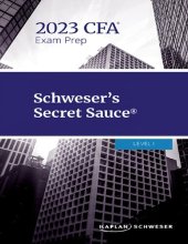 book Schweser Secret Sauce : CFA Level 1 2023