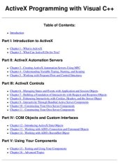 book Active X Programming With Visual C++ 5