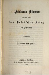 book Feldherrn-Stimmen aus und über den Polnischen Krieg im Krieg 1831