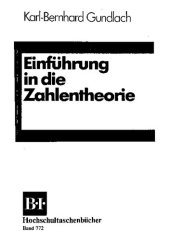 book Einführung in die Zahlentheorie