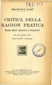 book Critica della ragion pratica