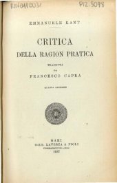 book Critica della ragion pratica