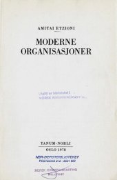 book Moderne organisasjoner