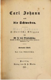 book Carl Johann und die Schweden : Historische Skizzen