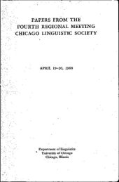 book Papers from the Fourth Regional Meeting of the Chicago Linguistic Society