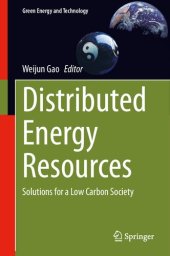 book Distributed Energy Resources: Solutions for a Low Carbon Society