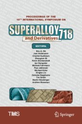 book Proceedings of the 10th International Symposium on Superalloy 718 and Derivatives