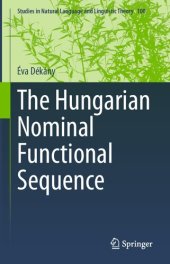 book The Hungarian Nominal Functional Sequence