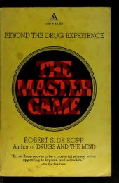 book The Master Game: Pathways to Higher Consciousness