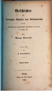 book Geschichte der Vereinigten Staaten von Nordamerika von der Entdeckung des amerikanischen Kontinents an bis auf die neueste Zeit