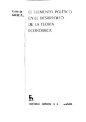 book El Elemento Político en el Desarrollo de la Teoría Económica