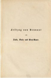 book Feldzug von Sennaar nach Taka, Basa und Beni-Amer mit besonderem Hinblick auf die Völker von Bellad-Sudan