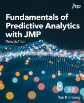 book Fundamentals of Predictive Analytics with JMP, 3rd Edition