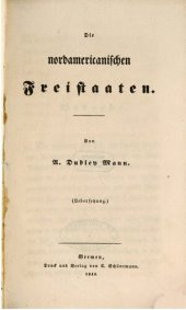 book Die nordamerikanischen Freistaaten