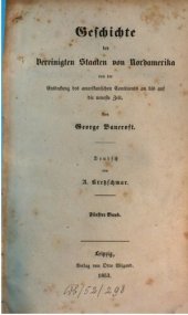 book Geschichte der Vereinigten Staaten von Nordamerika von der Entdeckung des amerikanischen Kontinents an bis auf die neueste Zeit