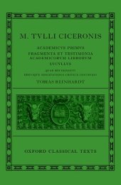 book Cicero: Academica (Academicus Primus, Fragmenta et Testimonia Academicorum Librorum, Lucullus)