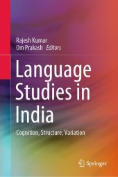 book Language Studies in India: Cognition, Structure, Variation