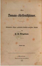 book Die Donau-Fürstentümer