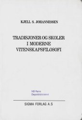 book Tradisjoner og skoler i moderne vitenskapsfilosofi