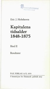 book Kapitalens tidsalder 1848-1875. 2 : Resultater