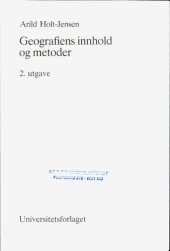 book Geografiens innhold og metoder