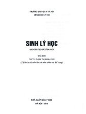 book Sinh Lý Học - Đại Học Y Hà Nội  (Đào tạo cho Bác Sĩ Đa Khoa)