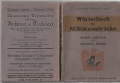 book Wörterbuch für Militärausdrücke: deutsch - italienisch und italienisch - deutsch