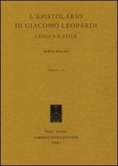 book L' epistolario di Giacomo Leopardi. Lingua e stile