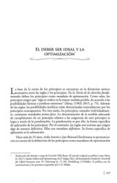 book El deber ser ideal y la optimización (Ideales Sollen und Optimierung)