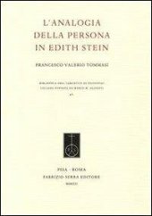 book L' analogia della persona in Edith Stein