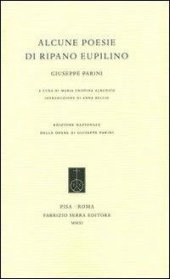 book Alcune poesie di Ripano Eupilino