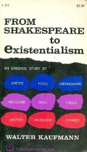 book From Shakespeare to Existentialism