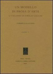 book Un modello di prosa d'arte. L'italiano di Emilio Cecchi