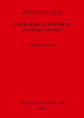 book Fortifications et urbanisation en Afrique orientale