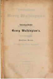 book Lebensgeschichte George Washingtons