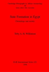 book State Formation in Egypt: Chronology and society