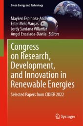book Congress on Research, Development, and Innovation in Renewable Energies: Selected Papers from CIDiER 2022