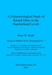 book A Palaeoecological Study of Raised Mires in the Humberhead Levels