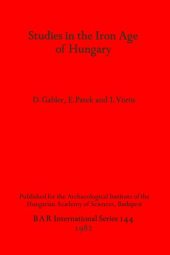 book Studies in the Iron Age of Hungary