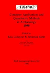 book Computer Applications and Quantitative Methods in Archaeology 1990