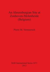 book An Ahrensburgian Site at Zonhoven-Molenheide (Belgium)