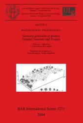 book Paléoécologie / Paleoecology: Sessions générales et posters / General Sessions and Posters