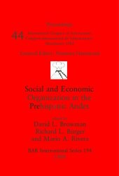 book Social and Economic Organization in the Prehispanic Andes