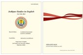 book Jodhpur Studies in English