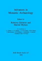 book Advances in Monastic Archaeology