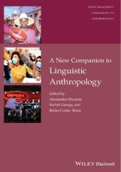 book A New Companion to Linguistic Anthropology