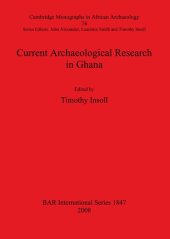 book Current Archaeological Research in Ghana