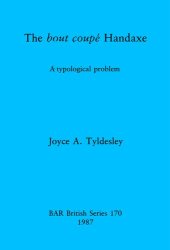 book The bout coupé Handaxe: A typological problem