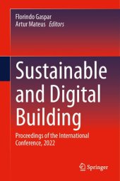 book Sustainable and Digital Building: Proceedings of the International Conference, 2022