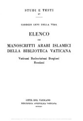 book Elenco dei manoscritti arabi islamici della Biblioteca Vaticana